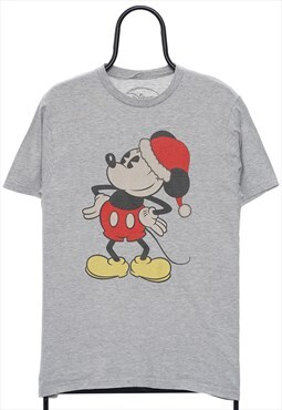 Retro Disney Mickey Mouse Christmas Graphic TShirt Mens