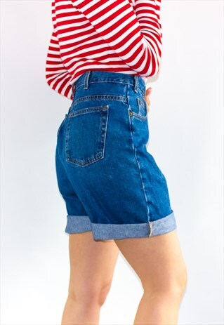 VINTAGE HIGH WAIST MOM SHORTS