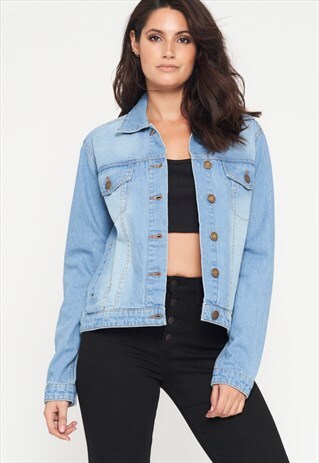 WESTERN DENIM JACKET IN LIGHT WASH