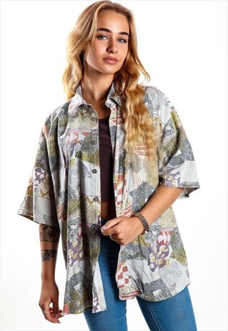 VINTAGE PATTERNED SHIRT S638