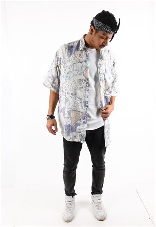 VINTAGE PATTERNED SHIRT PSAW377D