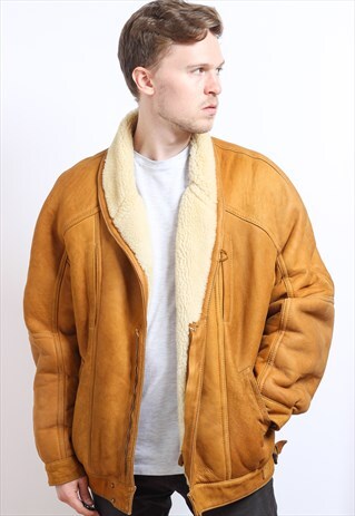 VINTAGE SUEDE SHEEPSKIN JACKET