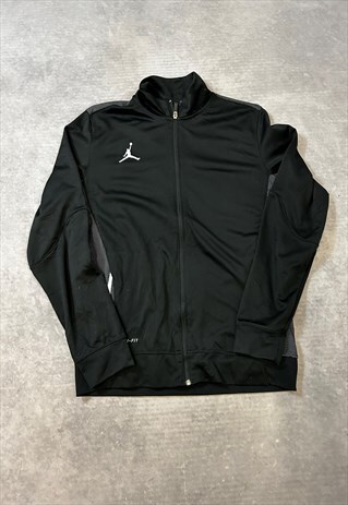 NIKE JORDAN TRACK JACKET EMBROIDERED LOGO ZIP UP JACKET