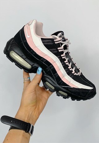 00S Y2K BABY PINK BLACK AIR MAX 95 / NIKE