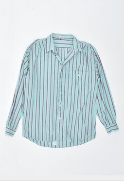 Vintage 90's Carrera Shirt Stripes Blue