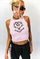 Jungleclub 90's style butterfly crop top