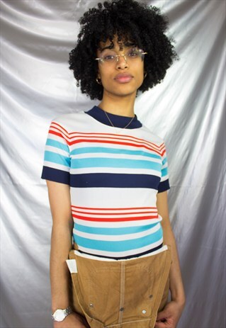 70S STRIPED TOP