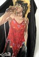 POP MUSIC ICON TINA TURNER PORTRAIT PRINT SCARF FLAG