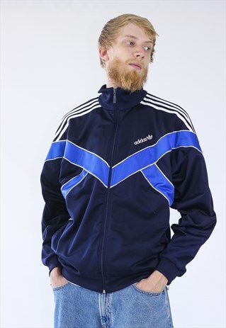 VINTAGE MENS ADIDAS ORIGINALS TRACK TOP TEAM JACKET