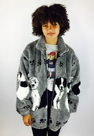 PUPPY TEDDY BEAR FLEECE JACKET