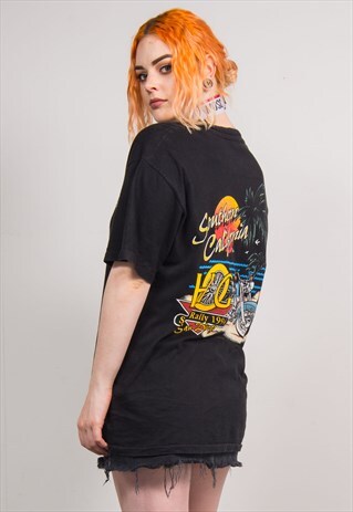 HARLEY-DAVIDSON VINTAGE 90'S BLACK T-SHIRT