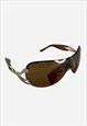 Vintage Y2k Sunglasses Visor 2000s Rimless Deadstock 90s