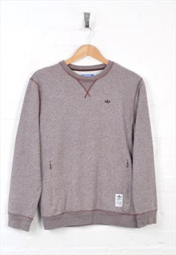 Vintage Adidas Sweater Maroon Small CV1388