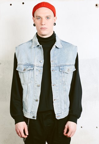 VINTAGE 90S DENIM GILET