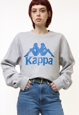 Vintage 90 KAPPA BIG Logo Sweatshirt Plain Sportswear 19159