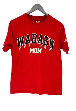 Vintage 90s Wabash College Mom T-shirt 