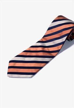 70s retro necktie for men in stripes 80s fashion vintage tie