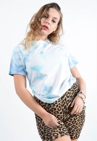 VINTAGE TIE DYE FESTIVAL T-SHIRT WITH BACK PRINT