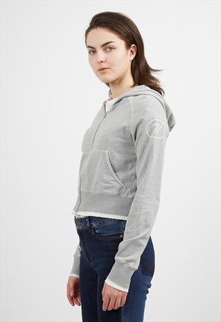 VINTAGE GREY NIKE ZIP HOODIE TRACK JACKET