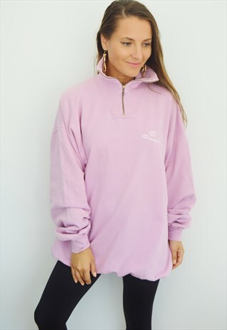RARE 80'S CHAMPION 1/4 ZIP VINTAGE SWEATSHIRT
