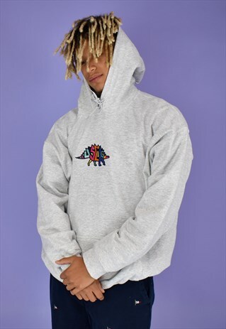 G&G UNISEX ASH ORIGINAL DINO HOOD
