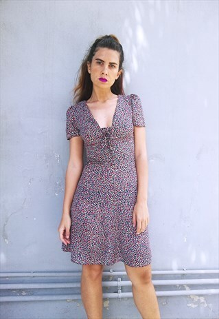 VINTAGE 90S ATMOSPHERE FLORAL DRESS