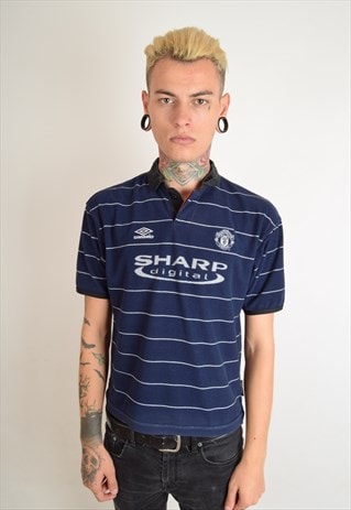 VINTAGE UMBRO FOOTBALL SHIRT MANCHESTER UNITED '99-'00 AWAY
