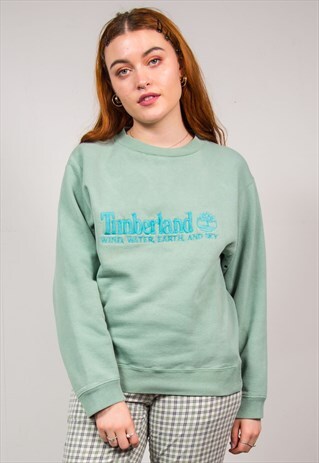 TIMBERLAND VINTAGE 90'S GREEN SWEATSHIRT