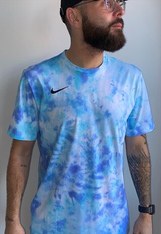 nike blue tie dye