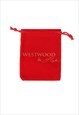 RED VELVET POUCH - NECKLACE RING BRACELET EARRINGS ANKLET