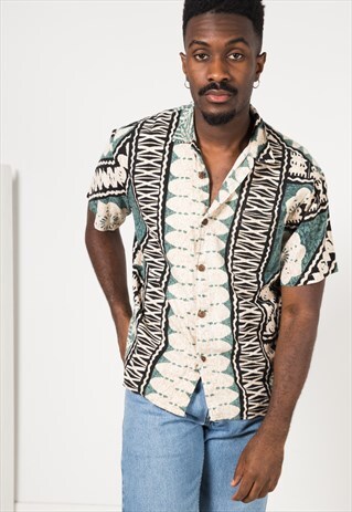 VINTAGE 80S HAWAIIAN SHIRT / S1644