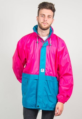 K-WAY WATERPROOF CAGOULE JACKET