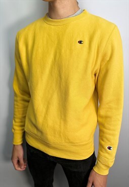 Vintage Champion Sweatshirt in mustard