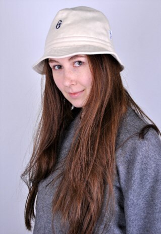 BEIGE BUCKET HAT 90S