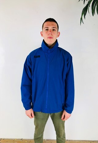 BLUE COLUMBIA SPORTSWEAR LIGHTWEIGHT JACKET