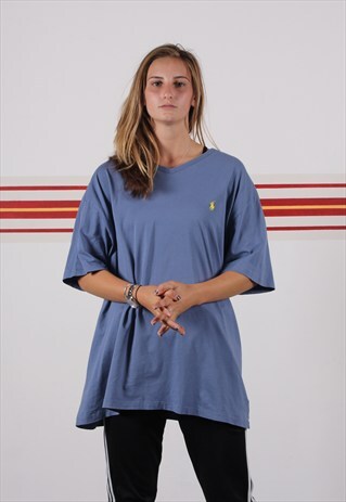 INDIGO RALPH LAUREN V-NECK