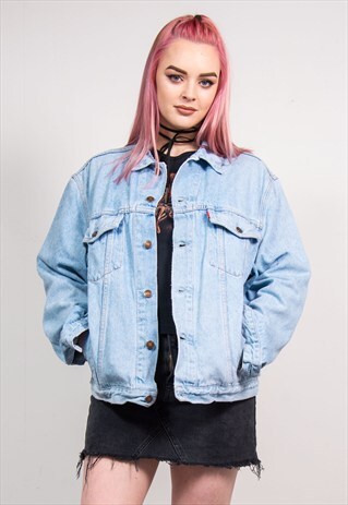 RETRO 90'S LIGHT BLUE LEVI'S DENIM JACKET