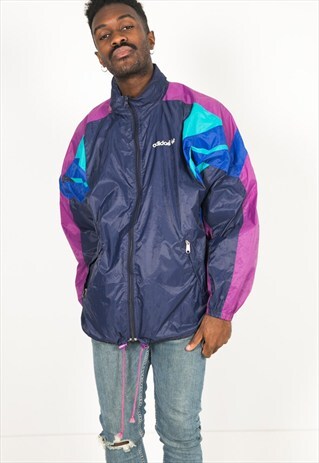 VINTAGE 80'S USA ADIDAS RAINCOAT / S0055