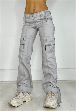 Vintage Y2k Cargo Trousers Streetwear Pants Utility Grunge 