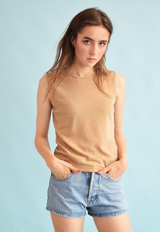 90'S RETRO SHIMMER KITSCH NEUTRAL PARTY TOP