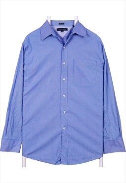 Tommy Hilfiger 90's Long Sleeve Button Up Plain Shirt Large 