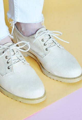 90S CANVAS OXFORD SHOES