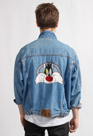 VINTAGE LOONEY TUNES DENIM JACKET