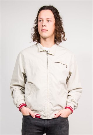 VINTAGE 90'S BEIGE LEVI'S BOMBER CHORE JACKET