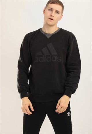 VINTAGE ADIDAS SWEATSHIRT BLACK