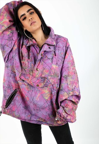 VINTAGE PATTERNED PADDED JACKET NJ7