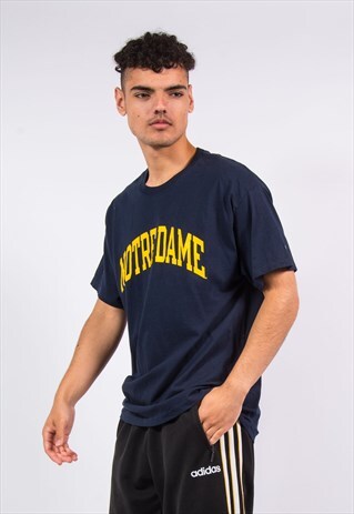 VINTAGE CHAMPION COLLEGE T-SHIRT NOTRE DAME