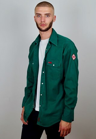 VINTAGE WORKER UTILITY STYLE SHIRT