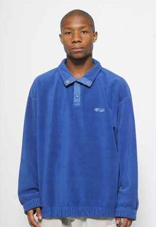 VINTAGE FILA MAGICLINE 1/4 BUTTON FLEECE