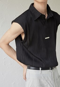 Men's Design pleated vest SS2022 VOL.6